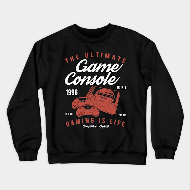 Game Console Crewneck Sweatshirt by JakeRhodes